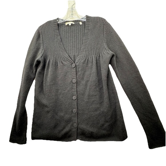 Vince Sweaters - VINCE Button Up Cardigan Sweater Womens Large‎ Quiet Luxury Academia Luxe Black